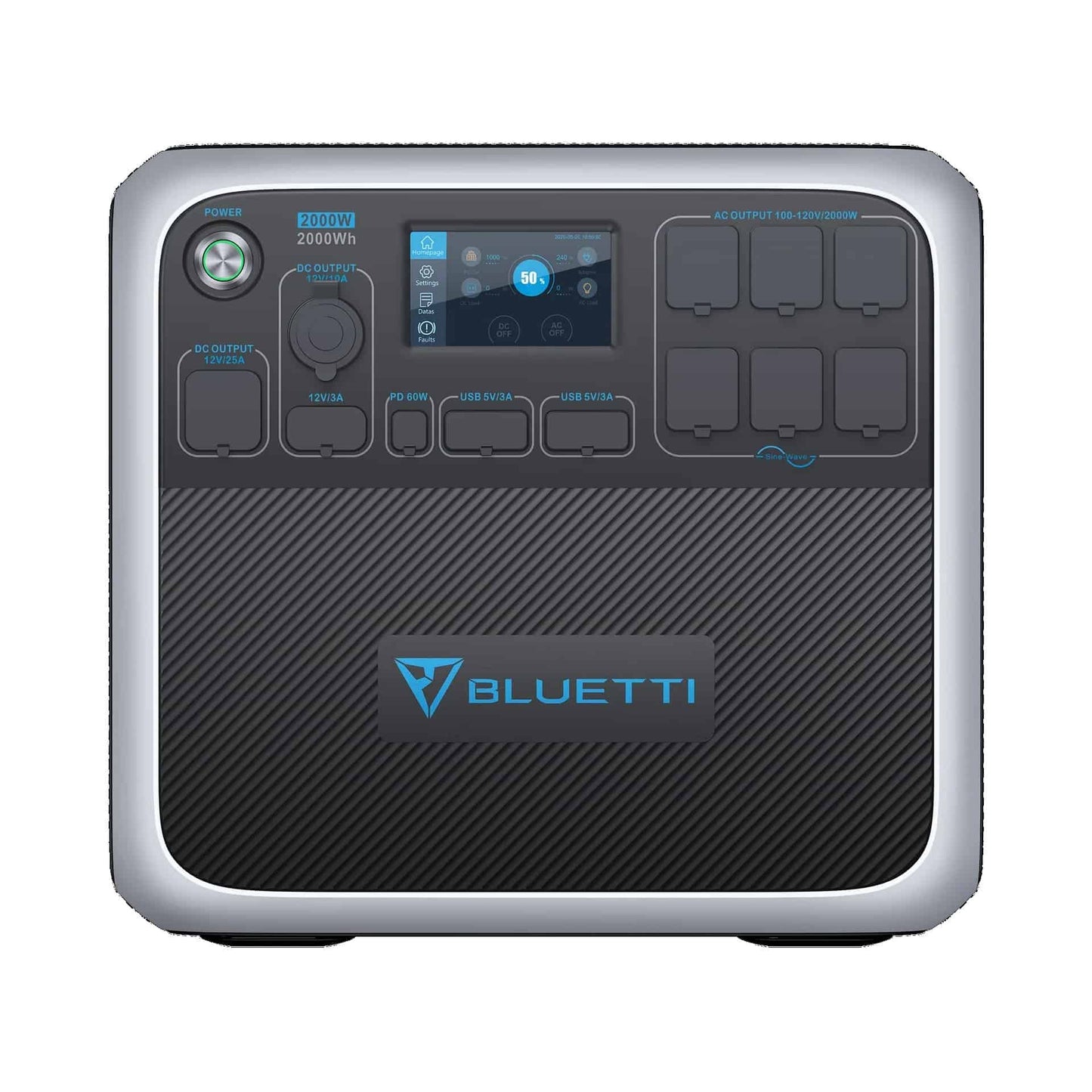 BLUETTI AC200P The Ultimate Zero Emission Solar Generator, 2,000Wh