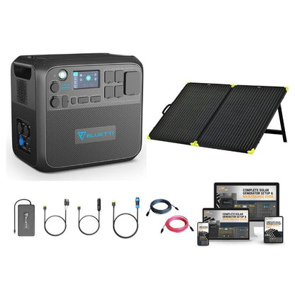 Kits solaires de centrale électrique portable Bluetti AC200 [MAX] + Choisissez votre ensemble personnalisé | Kit Solaire Complet