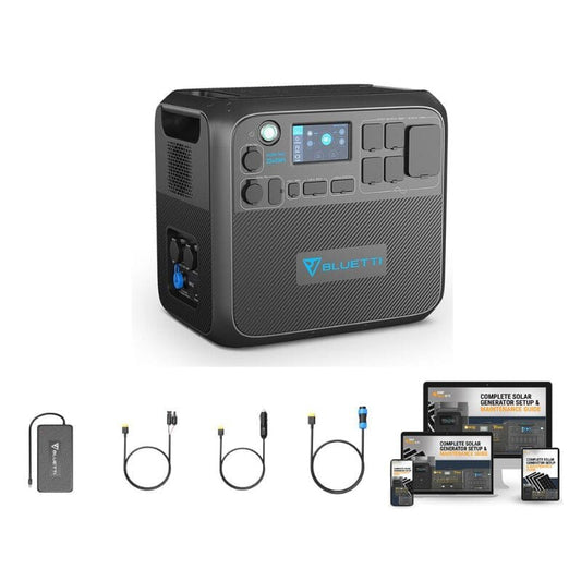 Bluetti AC200 [MAX] Portable Power Station Solar Kits + Choose Your Custom Bundle | Complete Solar Kit