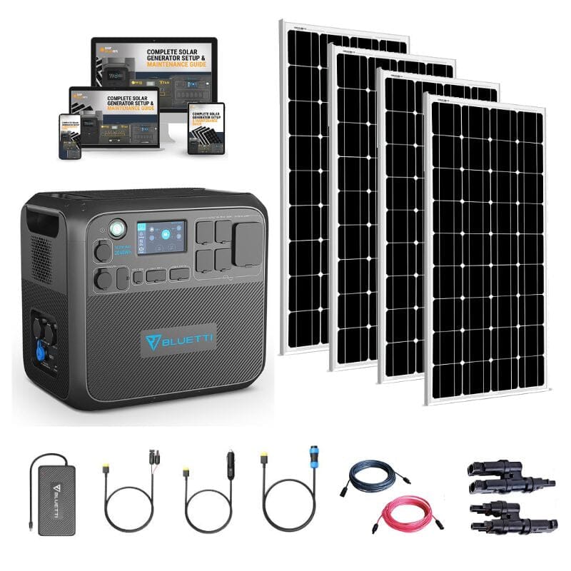 Kits solaires de centrale électrique portable Bluetti AC200 [MAX] + Choisissez votre ensemble personnalisé | Kit Solaire Complet